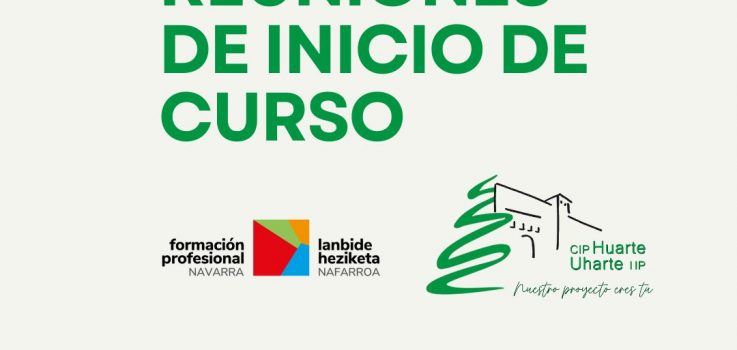 Reuniones inicio de curso